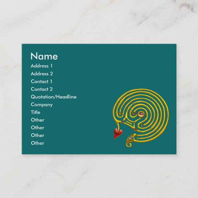 HYPER LABYRINTH BUSINESS CARD (Front)
