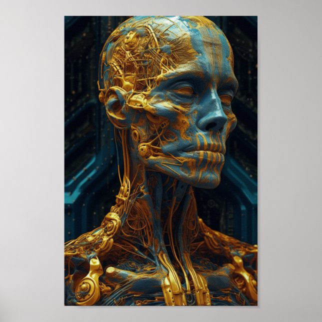 Hyper-Maximalist Full Body Abstract Art Print (Front)