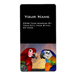 HYPER PARROTS /  RED AND BLUE ARA