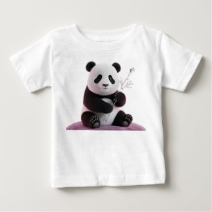 Hyper-realistic 3D Baby Panda Portrait T-Shirt