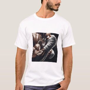 Hyper-Realistic Bodybuilder Boxing Hands Wrapped M T-Shirt