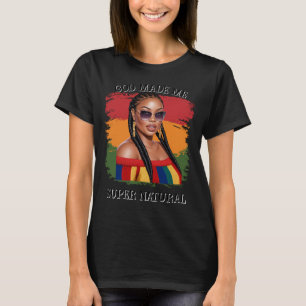 Hyper realistic curvy black  woman, black history  T-Shirt