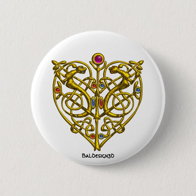 HYPER VALENTINE 6 CM ROUND BADGE (Front)