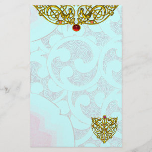 HYPER VALENTINE , blue Stationery