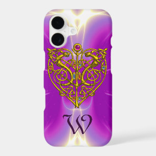 HYPER VALENTINE MONOGRAM Pink Fuchsia Purple