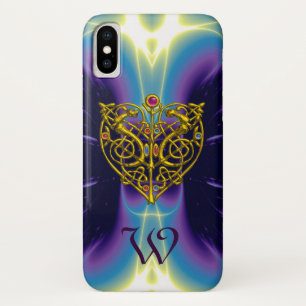 HYPER VALENTINE MONOGRAM Pink Fuchsia Purple Case-Mate iPhone Case