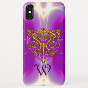 HYPER VALENTINE MONOGRAM  Pink Fuchsia Purple Case-Mate iPhone Case