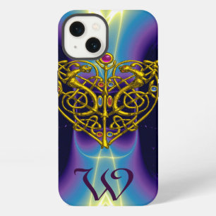 HYPER VALENTINE MONOGRAM Pink Fuchsia Purple iPhone 13 Case