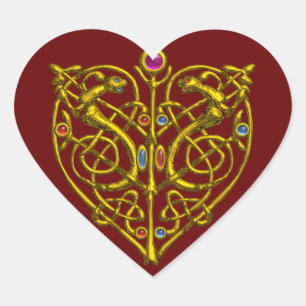 HYPER VALENTINE ,red Heart Sticker