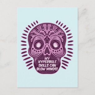 Hyperbole Funny ENGLISH LANGUAGE Postcard