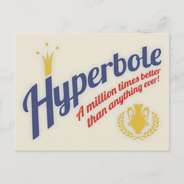 Hyperbole Postcard (Front)