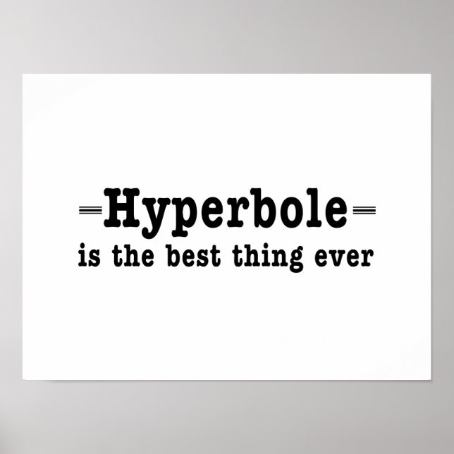 Hyperbole Poster (Front)