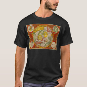 Hyperborea Flat Earth Azimuthal Equidistant Projec T-Shirt