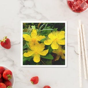 Hypericum calycinum Paper Napkins