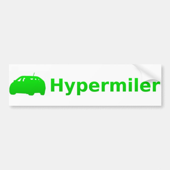 hypermiler bumper sticker (Front)