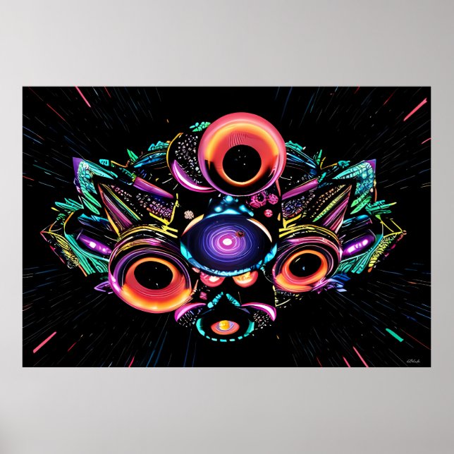 Hyperspatial Probe Choromatsu-9 Poster (Front)