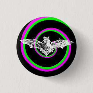 HYPNO BAT 3 CM ROUND BADGE