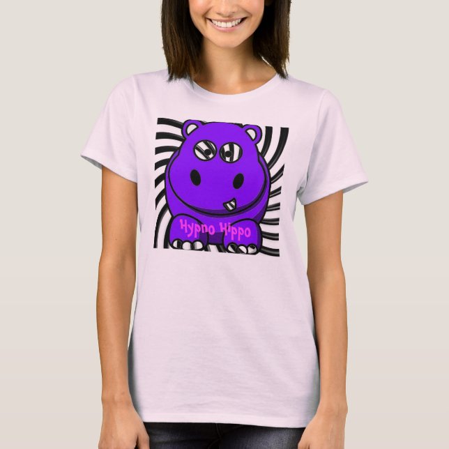 Hypno Hippo T-Shirt (Front)