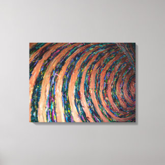 Hypno Lines Painting Art Canvas Print