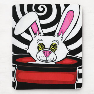 Hypno Rabbit Mouse Pad