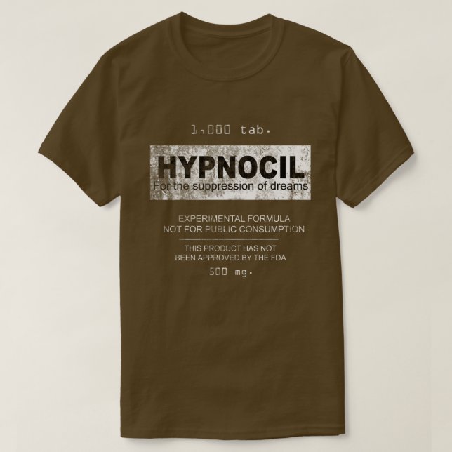 Hypnocil distressed T-Shirt (Design Front)