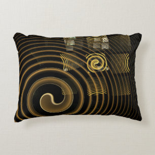 Hypnosis Abstract Art Accent Pillow