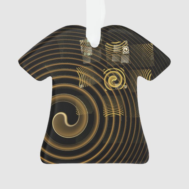 Hypnosis Abstract Art Acrylic Shirt Ornament (Front)