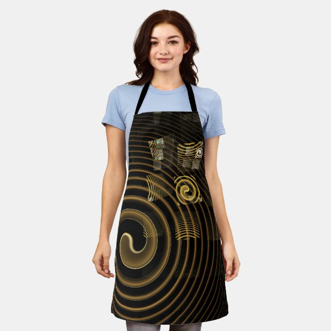Hypnosis Abstract Art Apron (Worn)