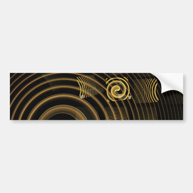 Hypnosis  Abstract Art Bumper Sticker (Front)