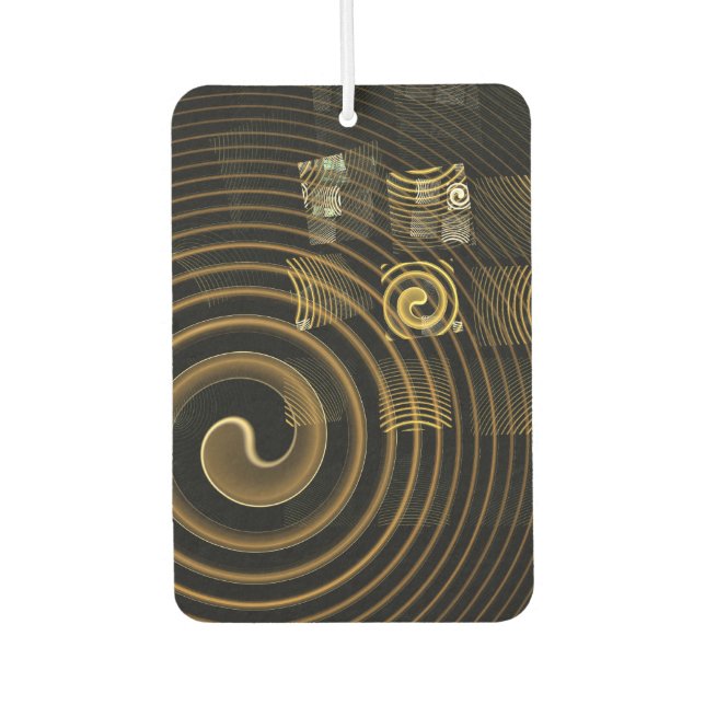 Hypnosis Abstract Art Car Air Freshener (Front)