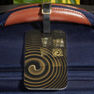 Hypnosis Abstract Art Luggage Tag