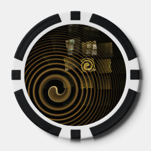 Hypnosis Abstract Art Poker Chips
