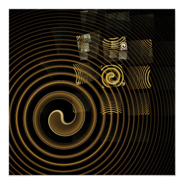 Hypnosis Abstract Art Poster (Front)