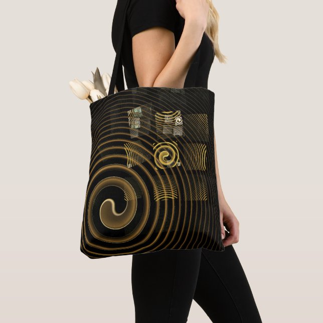 Hypnosis Abstract Art Tote Bag (Close Up)