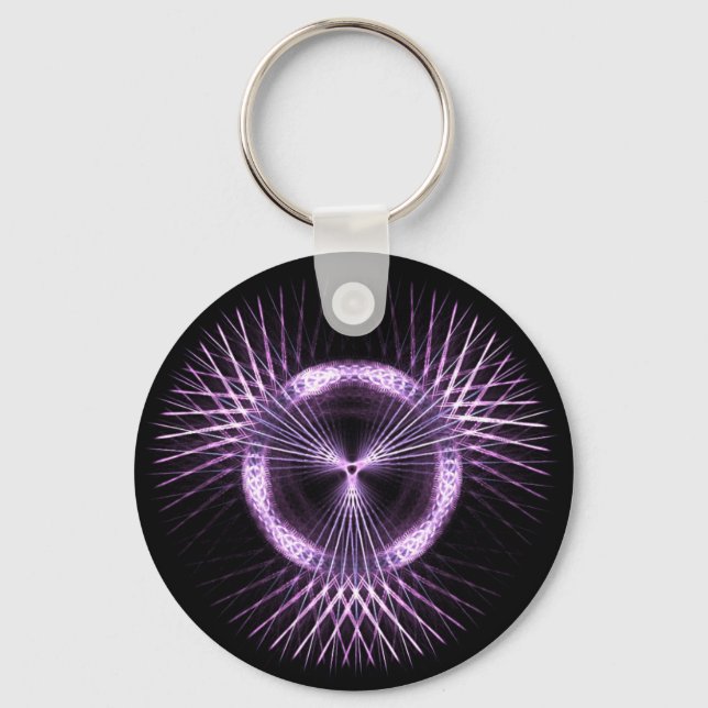 Hypnosis Fractal Keychain (Front)
