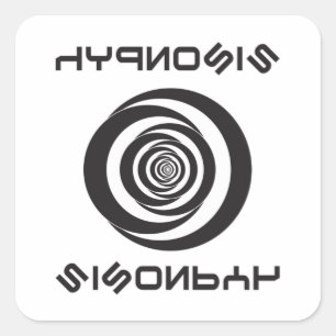 Hypnosis Hypnotizer Hypnotist Hypnotic Gift Idea Square Sticker