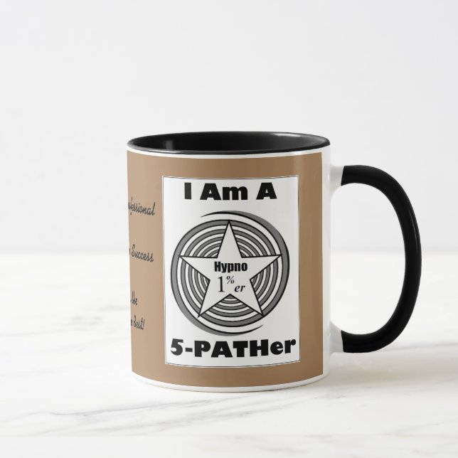 Hypnosis Mug for 5-PATH 1%ers (Brown and Black) (Right)