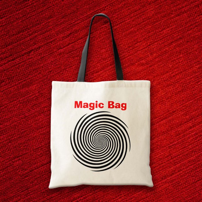 Hypnosis Spiral Magic Tote Bag (It's not just a tote; it's a swirling, eye-catching statement piece that'll make heads turn. )