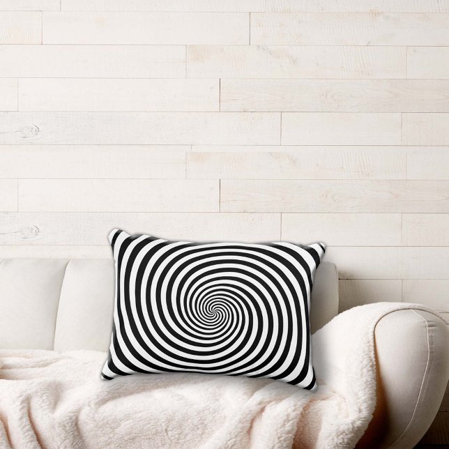 Hypnosis Spiral Throw Pillow (Hypnotize your dreams! )