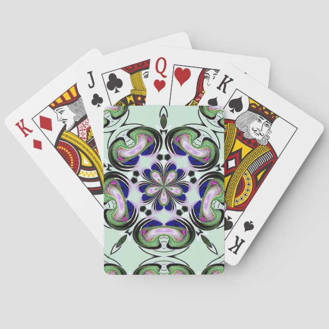 Hypnotic Abstract King's Playing Cards (Back)