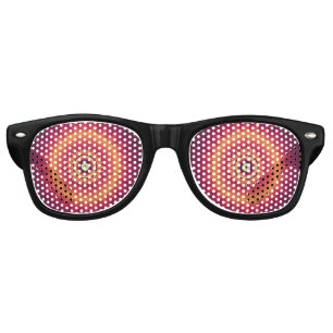 Hypnotic Bull's Eye Circular Party Shades