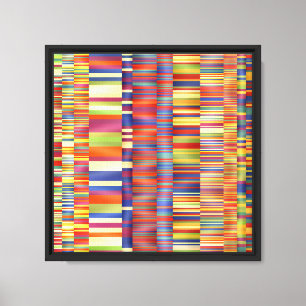 Hypnotic colours canvas print
