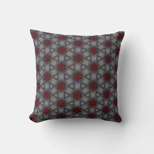 Hypnotic Ember Pillow (Front)