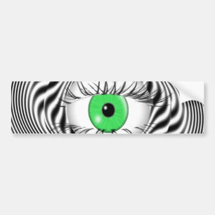 HYPNOTIC EYE - HYPNOTIST BUMPER STICKER