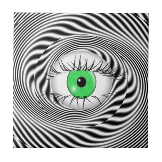 HYPNOTIC EYE - HYPNOTIST TILE (Front)