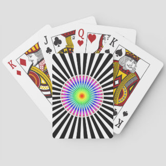 Hypnotic Flower Playing Cards