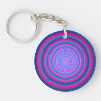 Hypnotic Fuzzy Purple Crazy Circular Vortex Disc