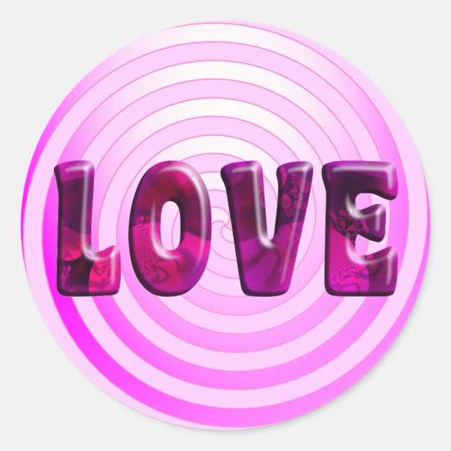 Hypnotic Love Stickers (Front)