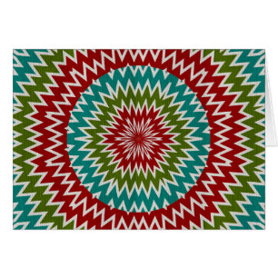 Hypnotic mandalaic flower