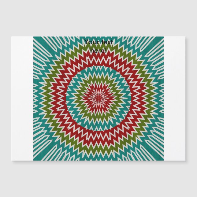 Hypnotic mandalaic flower (Front)